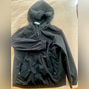 Old Navy black kids windbreaker size 8